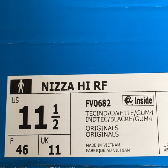 ADIDAS NIZZA HI RF MENS - Picture 16 of 16